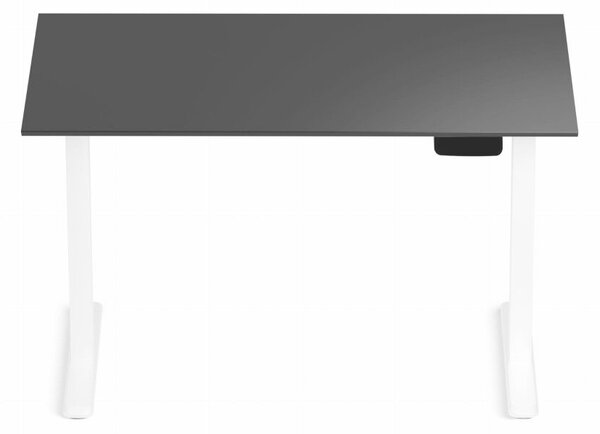 Profi elektromosan állítható magasságú íróasztal 120x67cm fekete | Dupla motor - Memória - USB - Nagy teherbírás | LVN System Control Pro