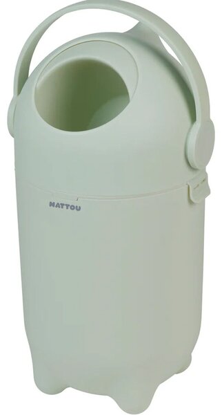 NATTOU Pelenkakosár Dropy és pelenkázó alátét Softy Green 50x70 cm