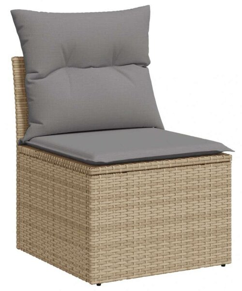 VidaXL Polyrattan Kerti Ülőgarnitúra - 11 részes - Bézs