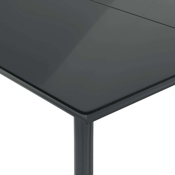 VidaXL 7 részes barna polyrattan kerti étkezőgarnitúra párnával
