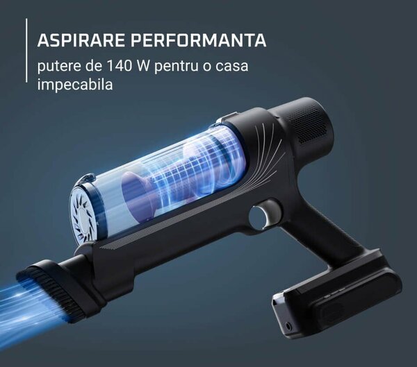 Rowenta RH6A31WO X-Pert 7.60 Allergy 3V1 álló Porszívó - Fekete, Lila
