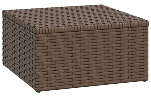 Polyrattan Kerti Ülőgarnitúra - 3 részes - Barna