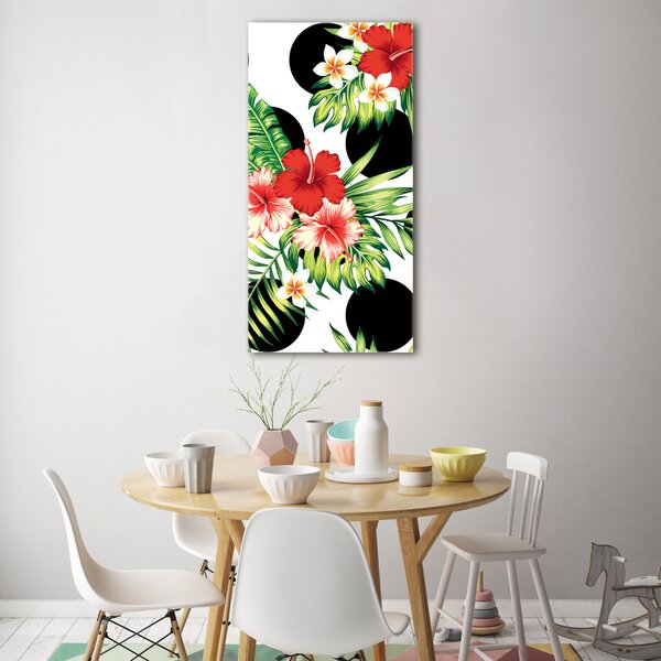 Photo kép üveg Hawaii mintás