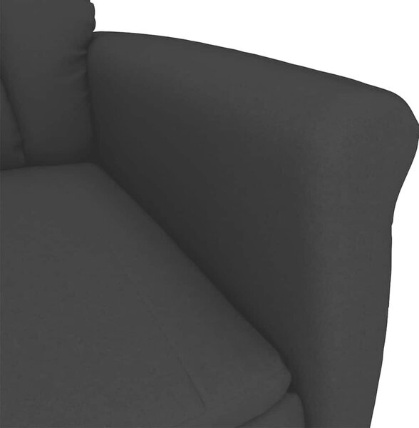 VidaXL Masszázsszék párnával Fekete 70.5 x 96.5 x 95 cm Műbőr