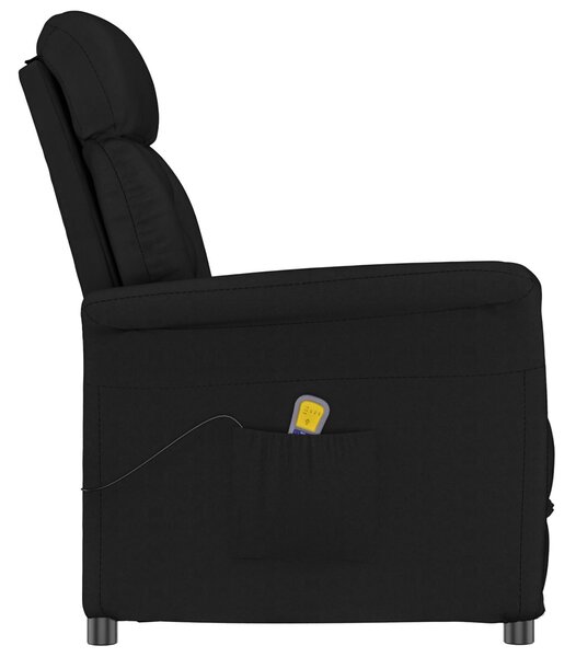 VidaXL Masszázsszék párnával Fekete 70.5 x 96.5 x 95 cm Műbőr