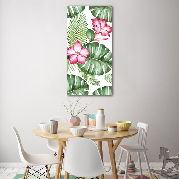 Photo kép üveg Hawaii mintás