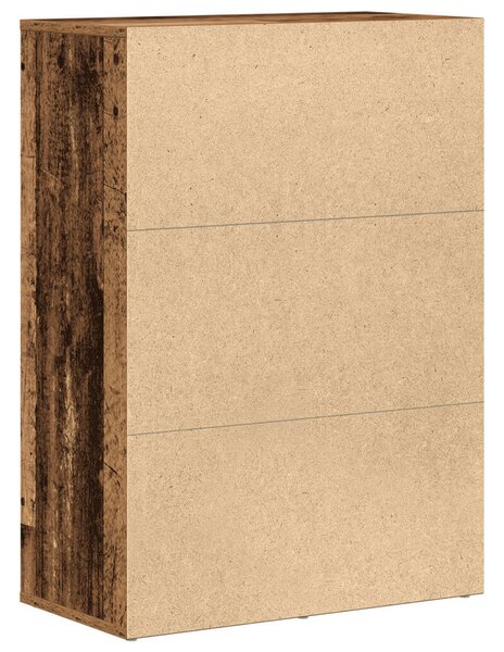 VidaXL Old Wood Oldal szekrény 60x31x84 cm Mérnöki fa