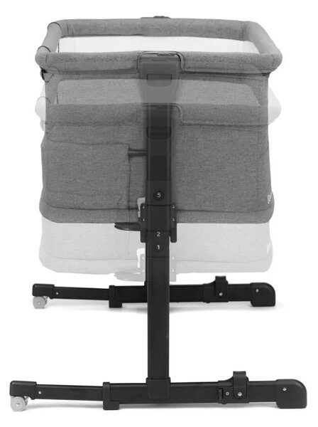 Kinderkraft Neste Grow Co-Sleeper kiságy, sötétszürke