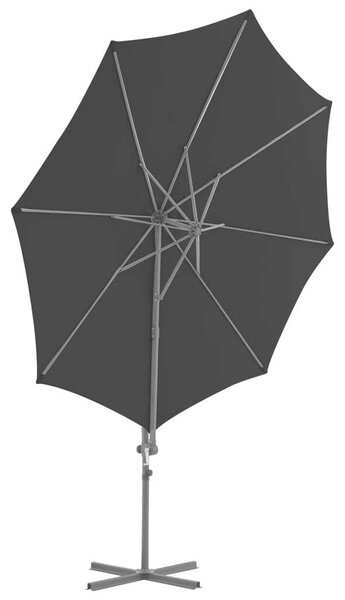 VidaXL Konzolos Napernyő - Fekete - 300 cm