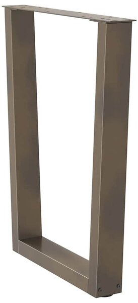 Dining Table Legs V-Shape 3 pcs natúr acél 70x(72-73,3)cm acél