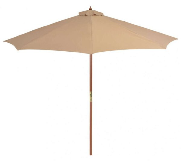 VidaXL Napernyő - Bézs - 300 cm