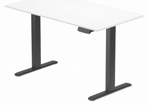 Profi elektromosan állítható magasságú íróasztal 120x80cm fehér | Dupla motor - Memória - USB - Nagy teherbírás | LVN System Control Pro