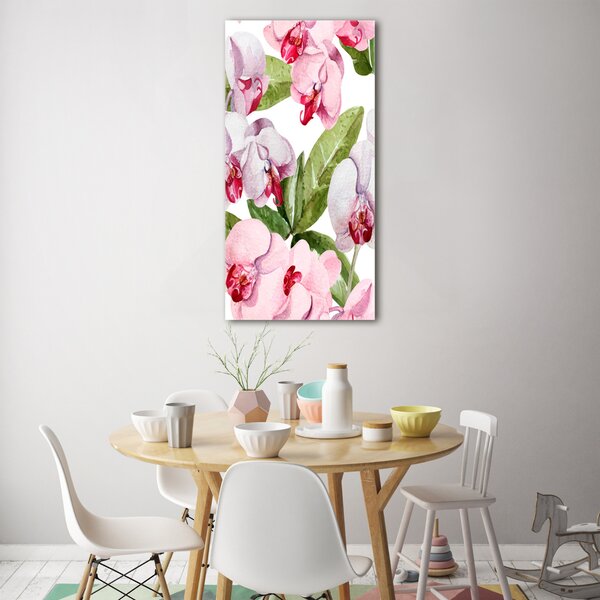 Photo kép üveg Orchidea