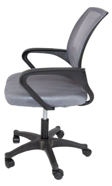 Állvány íróasztal Luna Black + szék Argo Gray