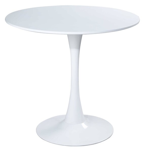 Beluga Kerek Étkezőasztal - Fehér - 70 cm