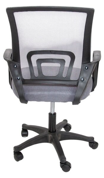 Állvány íróasztal Luna Black + szék Argo Gray