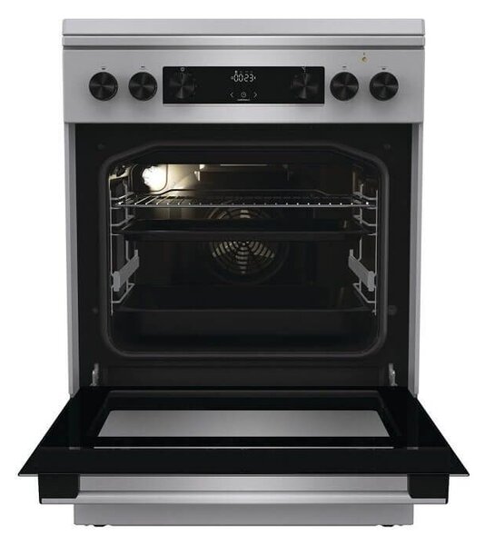 Gorenje GKS6C71XF Kombinált tűzhely, 71L, 4 főzőzóna, FrozenBake, A energiaosztály