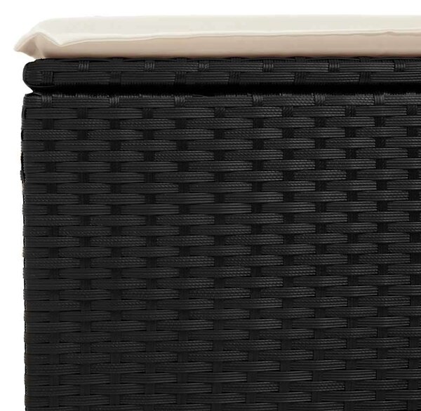 VidaXL Polyrattan Kerti Ülőgarnitúra - 2 részes - Fekete