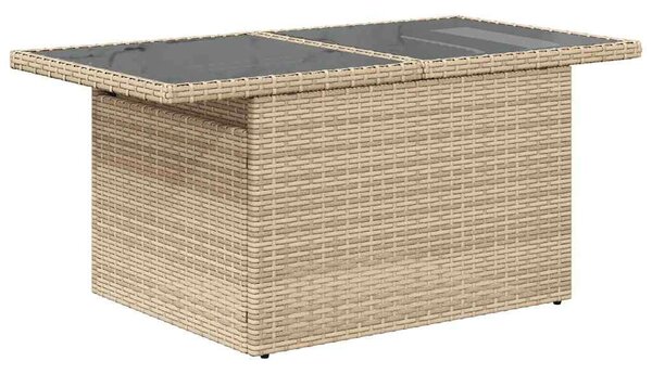 VidaXL Polyrattan Kerti Ülőgarnitúra - 8 részes - Bézs