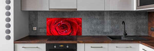 Konyhai falburkoló panel Rózsa virág
