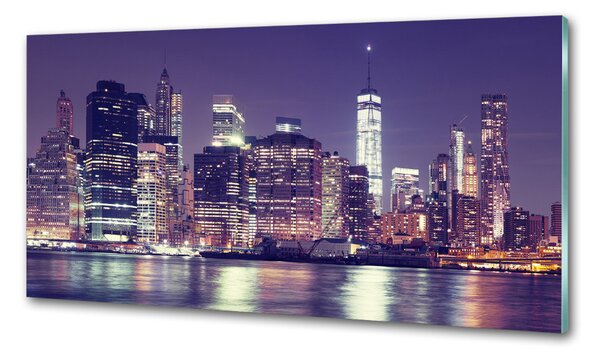 Konyhai falvédő New york éjjel