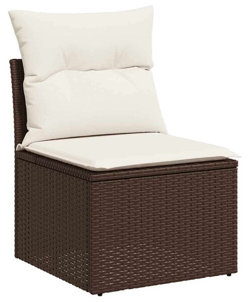 VidaXL Polyrattan Kerti Ülőgarnitúra - 4 részes - Barna