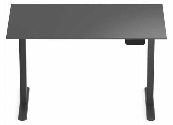 Profi elektromosan állítható magasságú íróasztal 120x67cm fekete | Dupla motor - Memória - USB - Nagy teherbírás | LVN System Control Pro