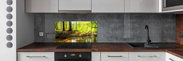 Konyhai dekorpanel Napsugarak erdő