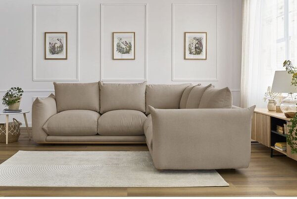 Bézs sarokkanapé Ernest – Bobochic Paris