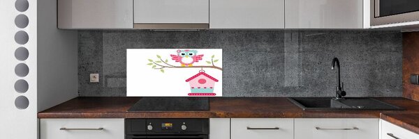 Konyhai falburkoló panel Bagoly, elágazik