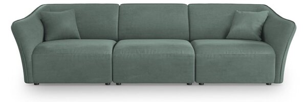 Türkiz buklé kanapé 292 cm Tokyo – Cosmopolitan Design
