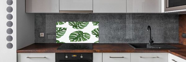 Konyhai hátfalpanel Monstera