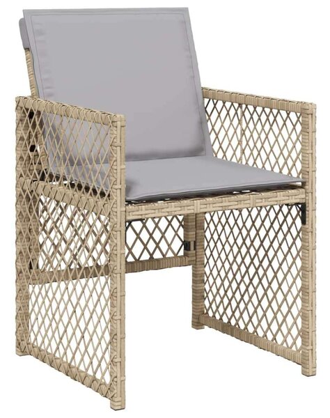 VidaXL Polyrattan Kerti Étkezőgarnitúra - 11 részes