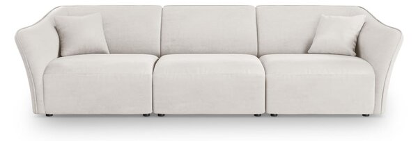 Fehér buklé kanapé 292 cm Tokyo – Cosmopolitan Design