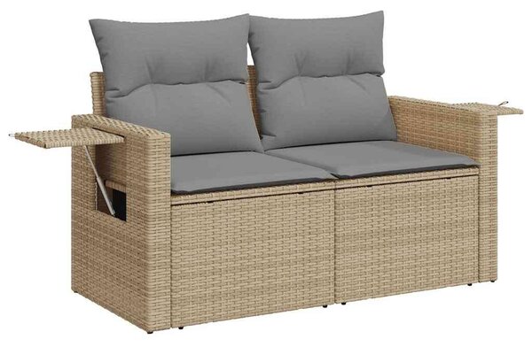 VidaXL Polyrattan Kerti Ülőgarnitúra - 9 részes - Bézs