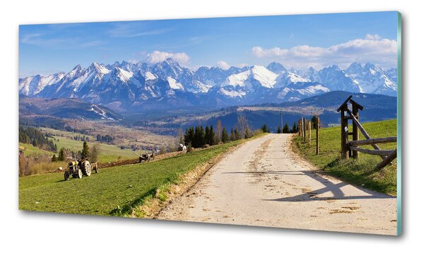 Konyhai dekorpanel Panoráma a tátra