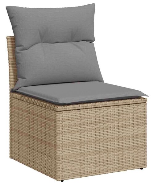 VidaXL Polyrattan Kerti Ülőgarnitúra - 8 részes - Bézs