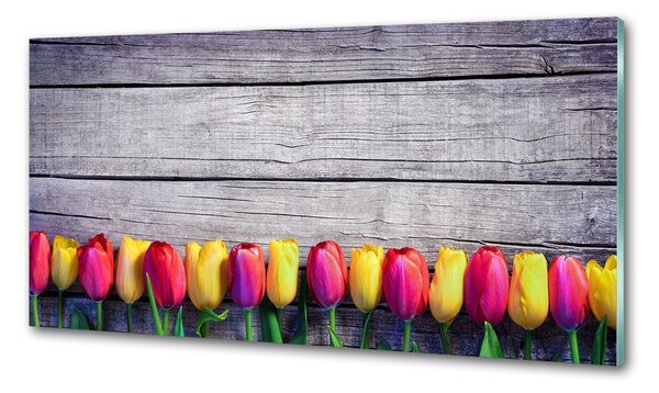 Konyhai falburkoló panel Tulipán fa