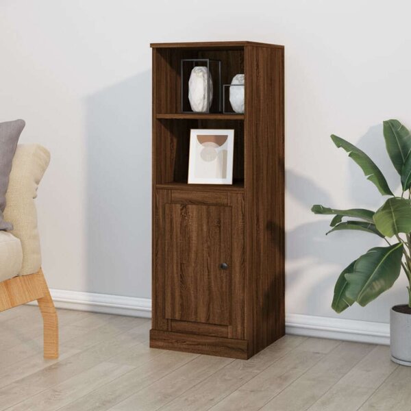 VidaXL barna tölgy színű szerelt fa magasszekrény 36x35,5x103,5 cm