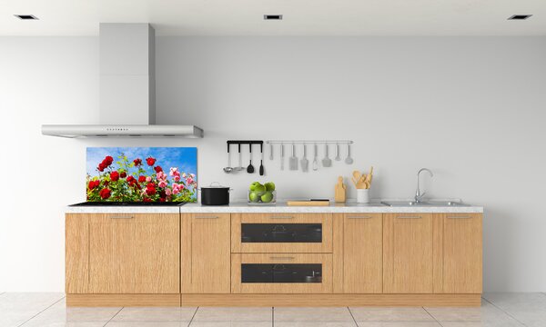 Konyhai falburkoló panel Vadrózsa