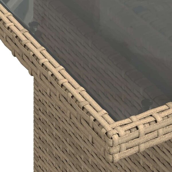 VidaXL Polyrattan Kerti Ülőgarnitúra - 5 részes - Bézs