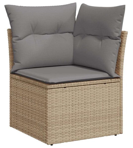 VidaXL Polyrattan Kerti Ülőgarnitúra - 5 részes - Bézs