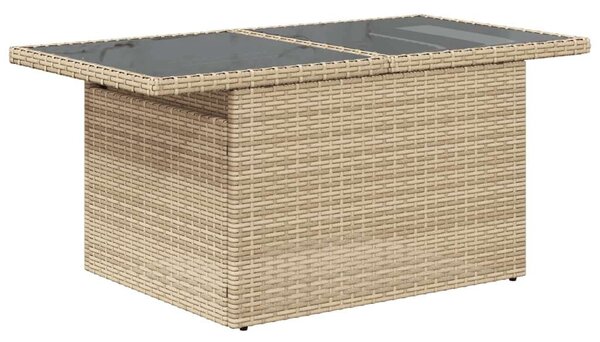 VidaXL Polyrattan Kerti Ülőgarnitúra - 5 részes - Bézs