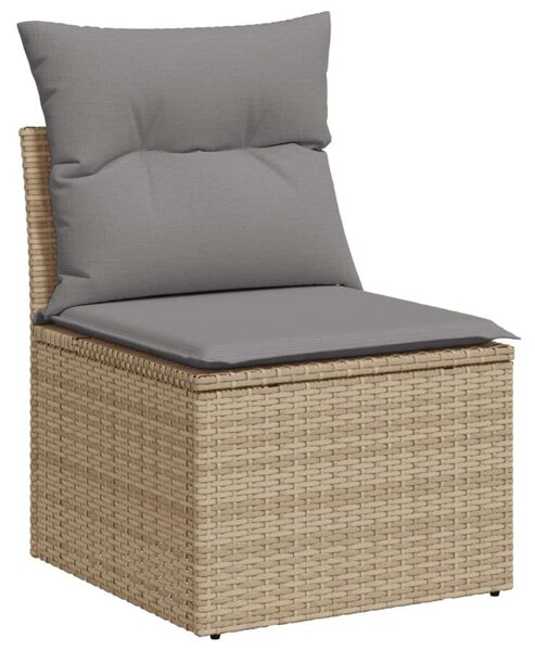 VidaXL Polyrattan Kerti Ülőgarnitúra - 5 részes - Bézs