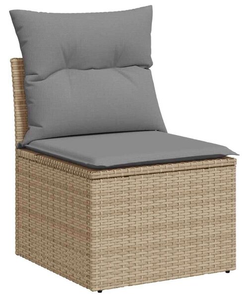 VidaXL Polyrattan Kerti Ülőgarnitúra - 9 részes - Bézs