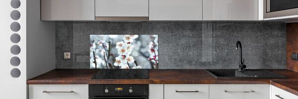 Konyhai falburkoló panel Cseresznye virágok