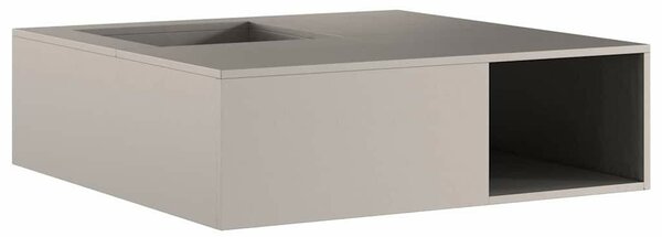 VidaXL Tűzrakó Barna 100 x 100 x 30 cm időjárásálló acél