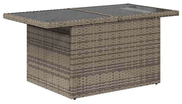 VidaXL Polyrattan Kerti Ülőgarnitúra - 6 részes - Szürke