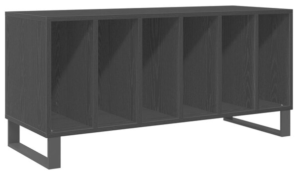 VidaXL Hanglemez szekrény Fekete tölgy 100 x 38 x 48 cm Faanyag