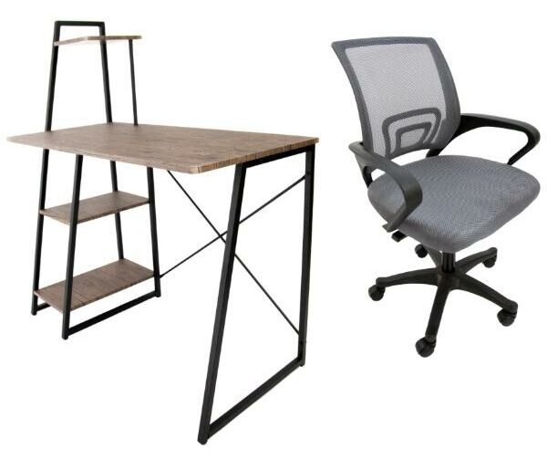 Argo Ergonomikus Szék és Sötét Tölgy Íróasztal Szett